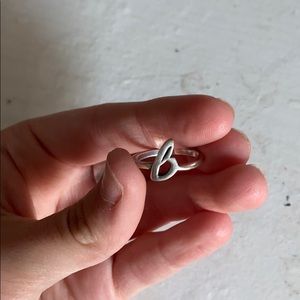 James Avery Initial “B” ring